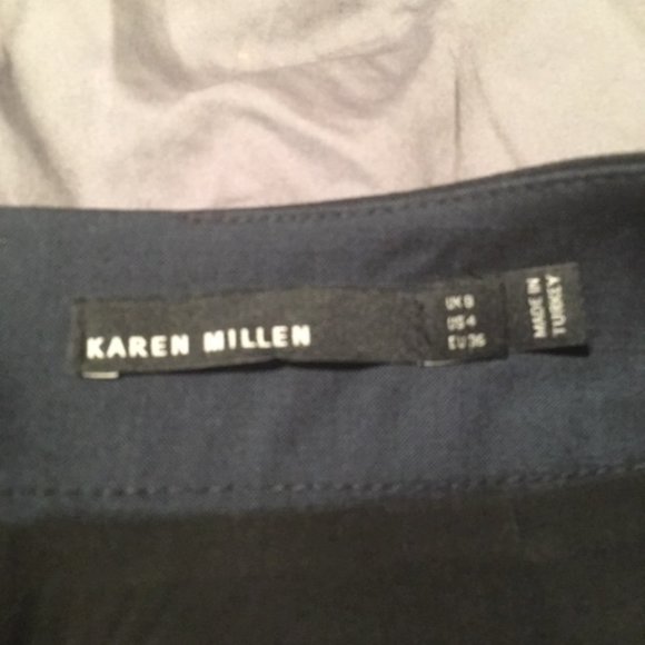 Karen Millen Wool Mini Skirt with pockets - Picture 3 of 4